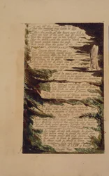 Tafel 7 aus The Song of Los, Kopie B, in der Sammlung der Library of Congress